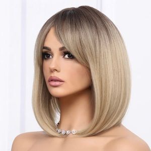 Three Synthetic wigs.